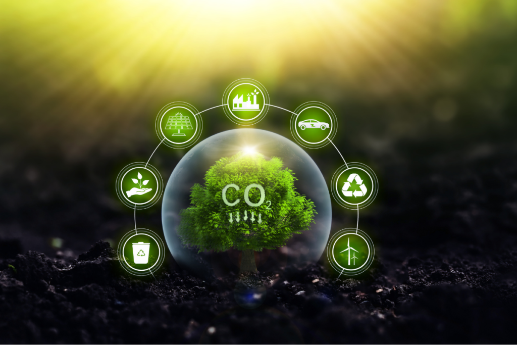 CO2 reduction showing sustainable material sourcing - Arrow Automotive - auto component suppliers